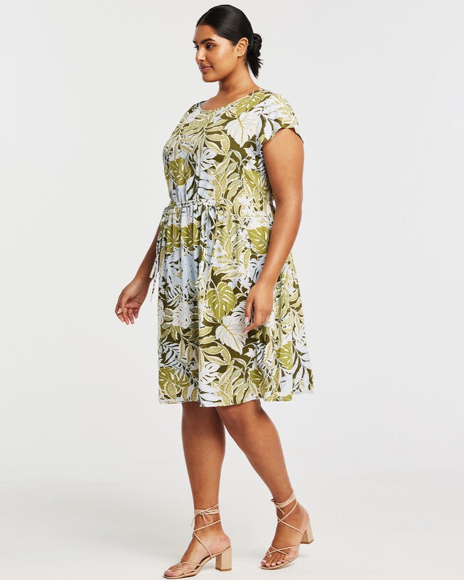 Elle Green Summer Dress, , alternate image number 7