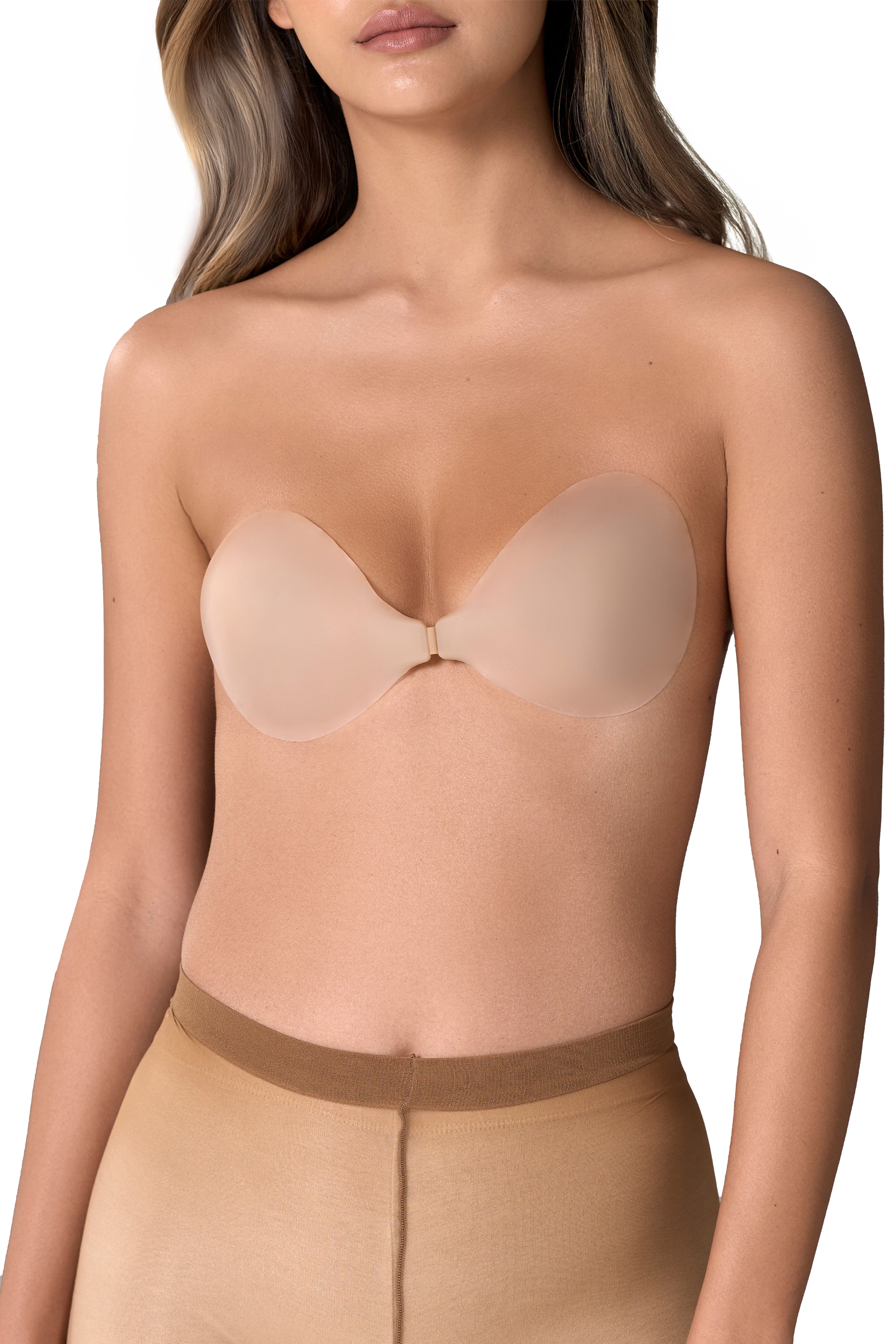 Shape Up Silicone Adhesive & Reusable Bra, No 5 Soft Tan / Tan, alternate image number 1