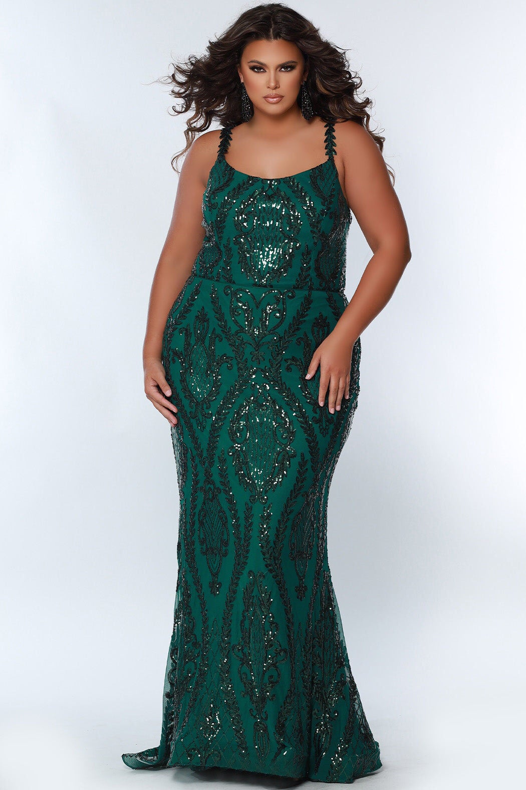 Top Secret Formal Gown, Forest / Forest Green, hi-res image number 0