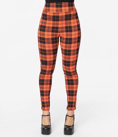 Plus Size Plaid Pants For Women