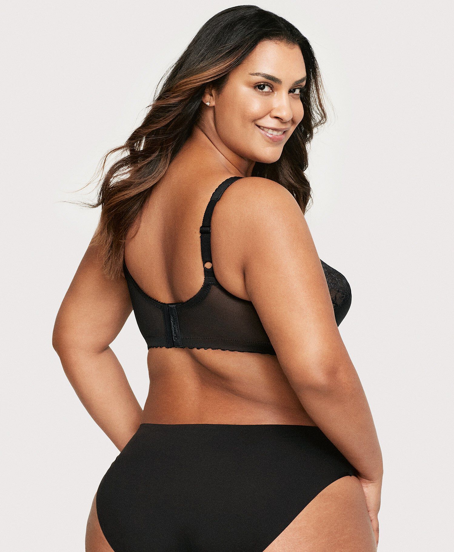 MagicLift Original Support Bra, Black / Black, alternate image number 1