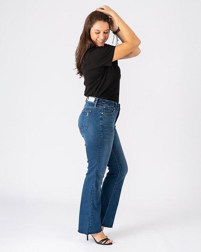 High Rise Bootcut - Aubree, AUBREE / Medium Wash, alternate image number 3