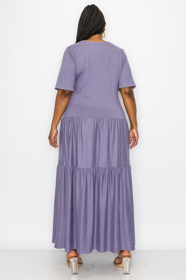 JOURDAN TIERED MAXI DRESS, , alternate image number 9
