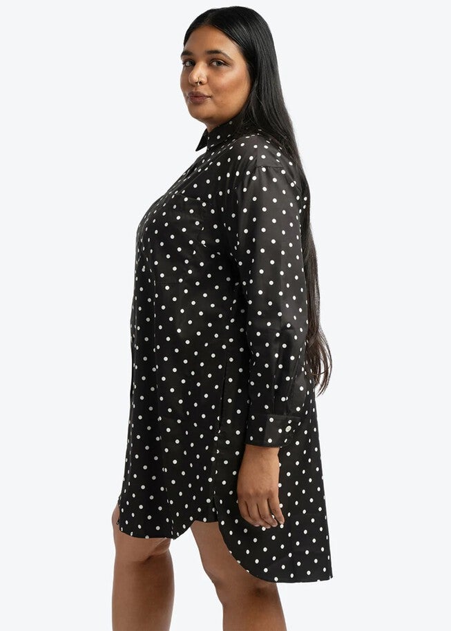 SIGNATURE TUNIC SHIRT POLKA DOT, , alternate image number 7