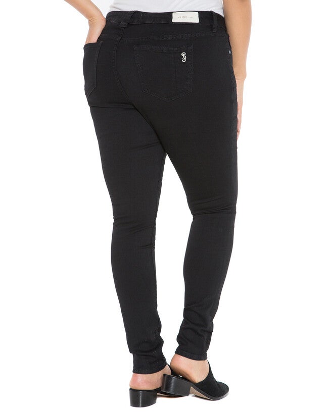 Mid Rise Skinny - Solid Black, , alternate image number 6
