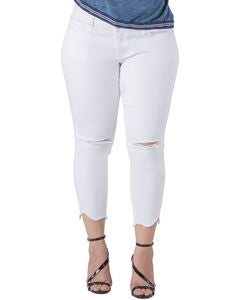 Tessa Summer Chewed Hem Cropped Jeans