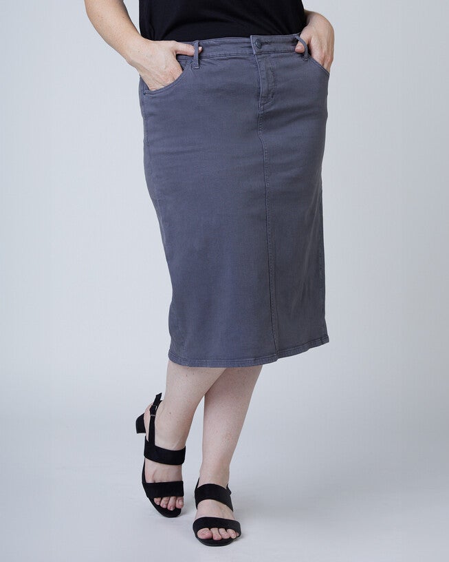 Skirt - Jolene, JOLENE / Charcoal Grey, alternate image number 2