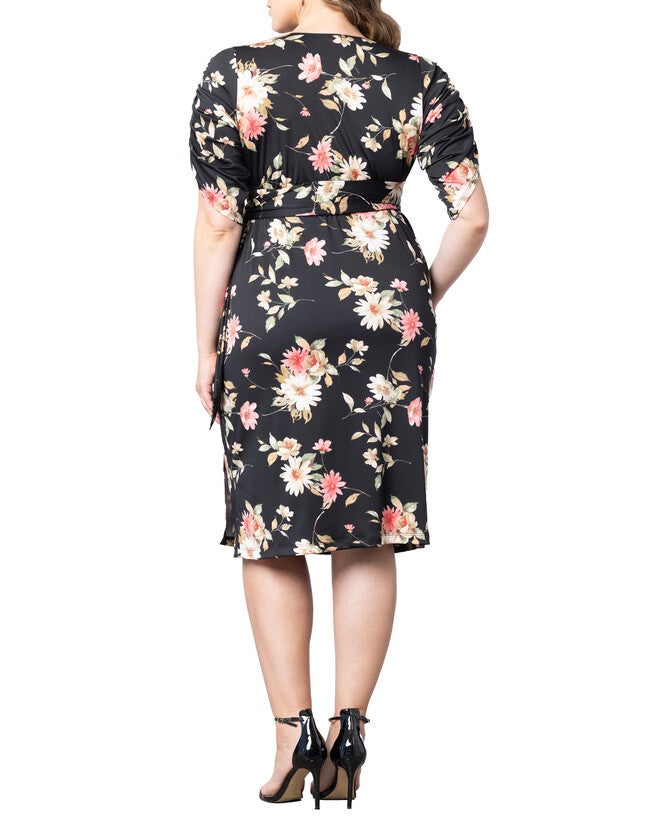 Eden Faux Wrap Dress, , alternate image number 6