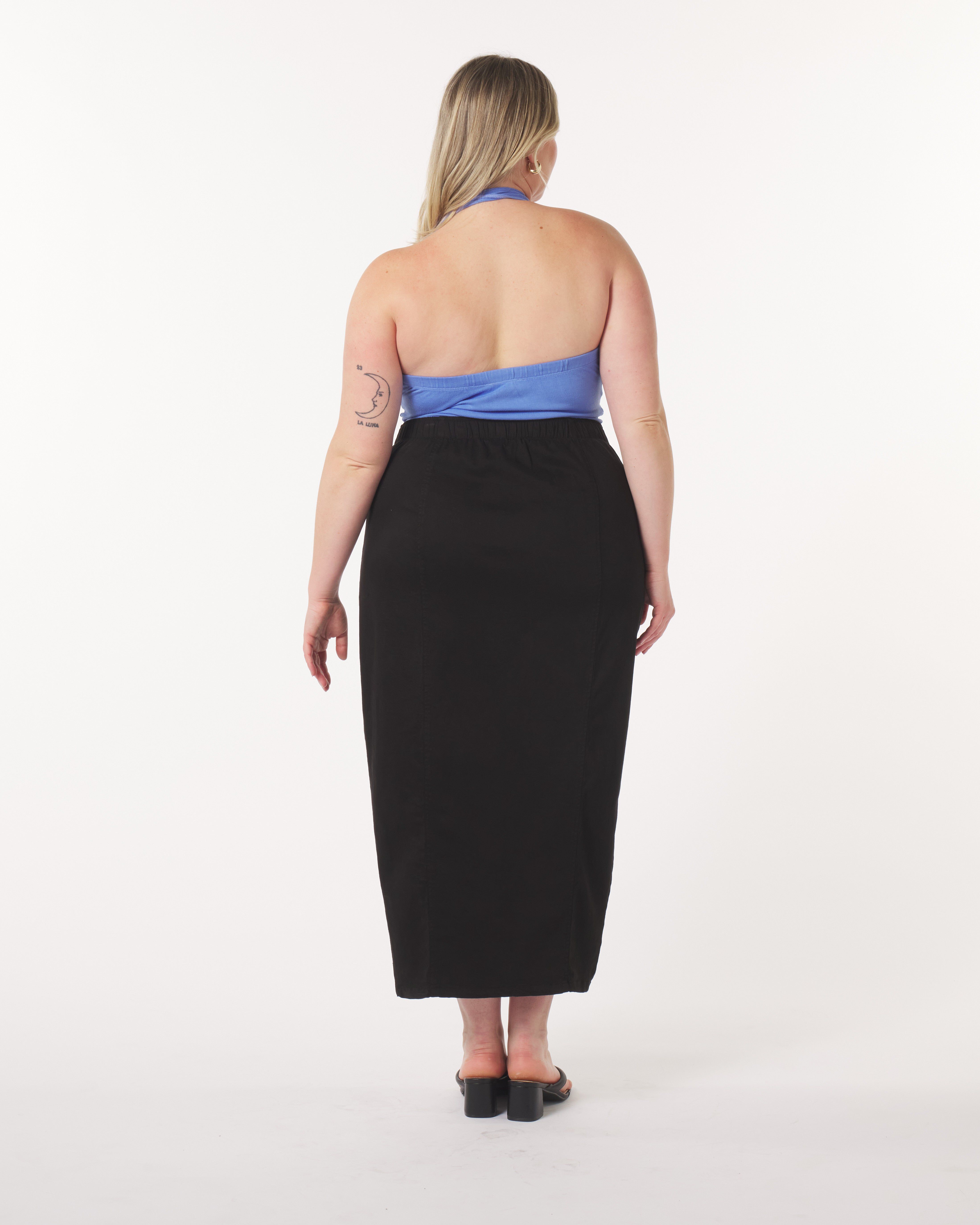 Katy Halter Top, Periwinkle / Periwinkle, alternate image number 2