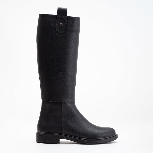 MAEVE - BLACK KNEE HIGH RAIN BOOTS, BLACK / Black, hi-res image number 0