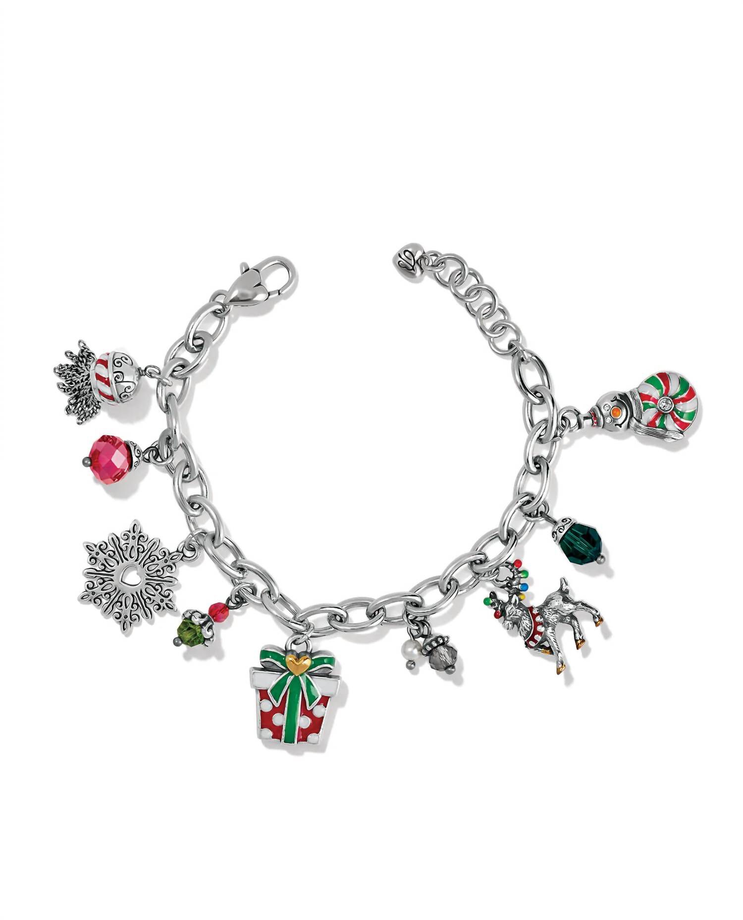 VERY MERRY CHRISTMAS BRACELET IN SILVER, Silver / Silver, hi-res image number 0