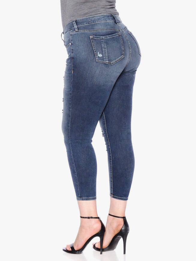 Ankle Slim Jegging, DANIKA / Medium Wash, alternate image number 2