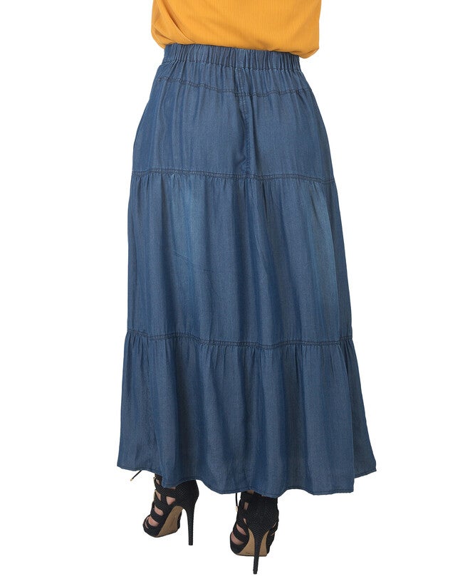 Standards & Practices Maxi Peasant Skirt, , alternate image number 5