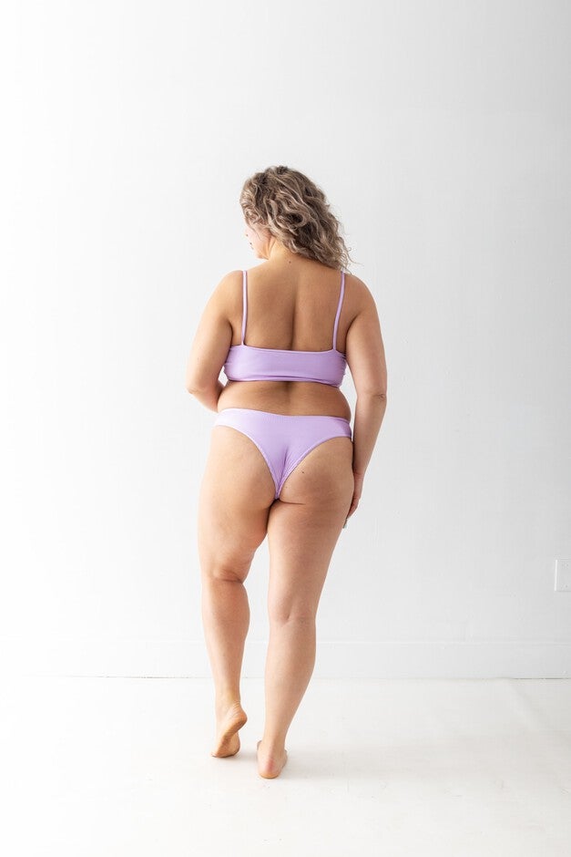 Demure Lavender Shelf Bikini Top, , alternate image number null