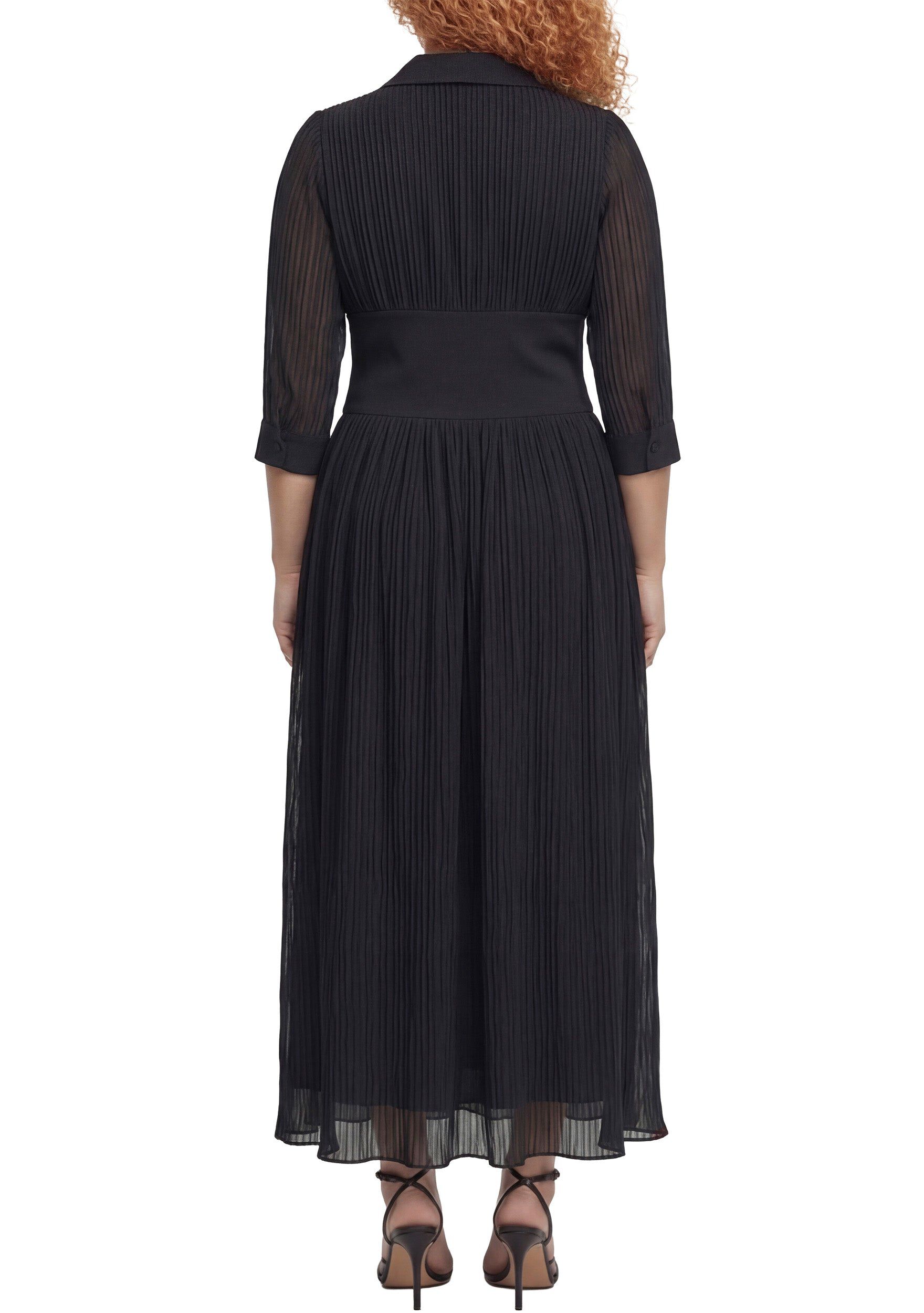 Hazel Dress, Black / Black, alternate image number 1