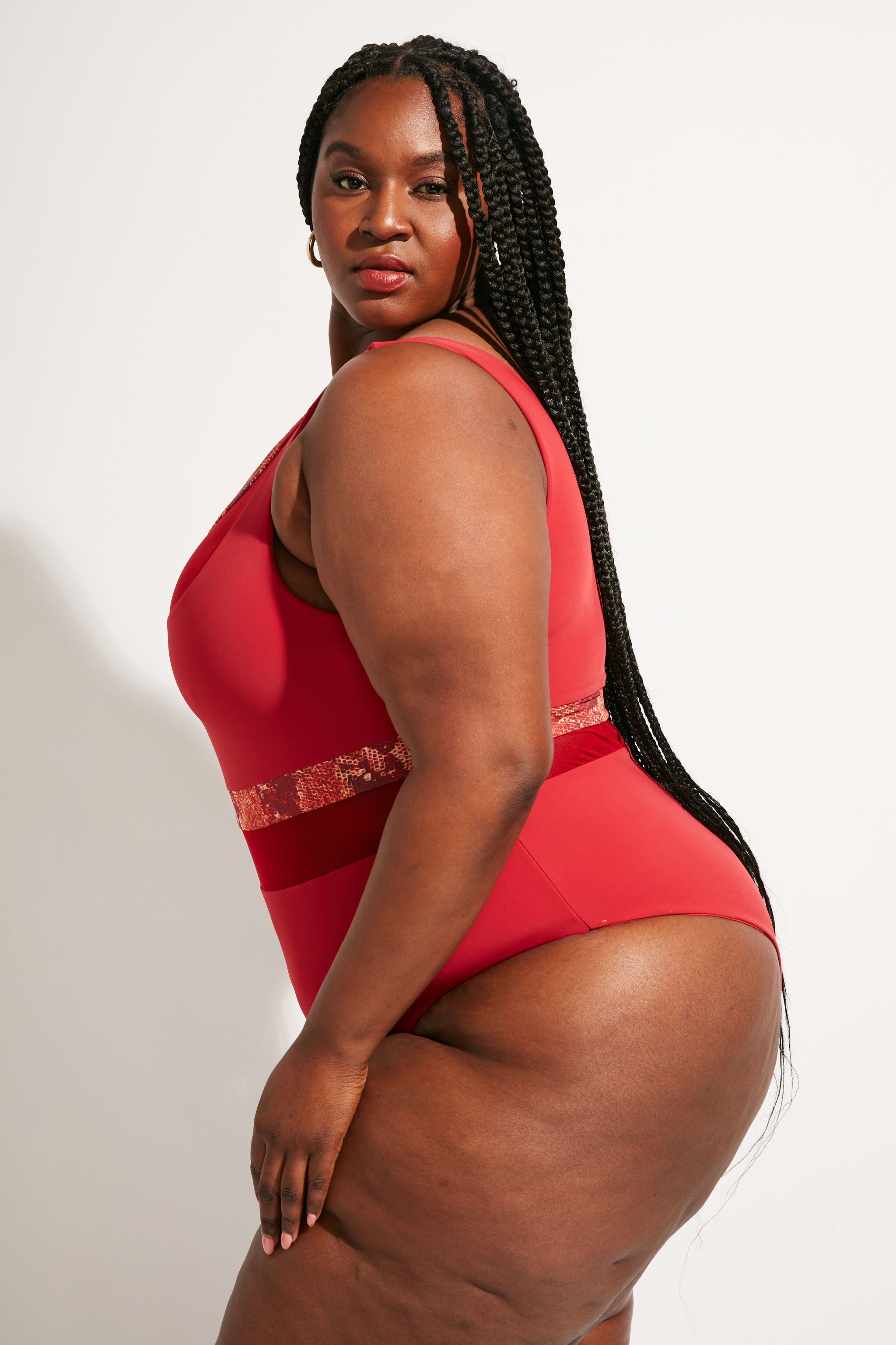 Coast One Piece II, IguanaMerlot / Red, alternate image number 1