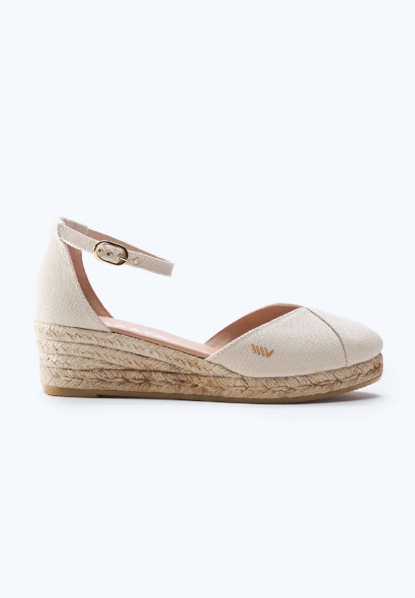 Formiga Canvas Espadrille Wedges, Beige / Beige, hi-res image number 0