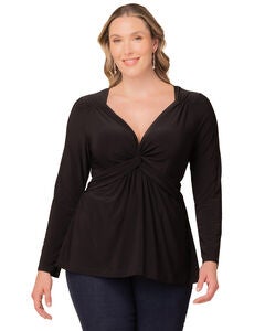 Abigail Long Sleeve Twist Top