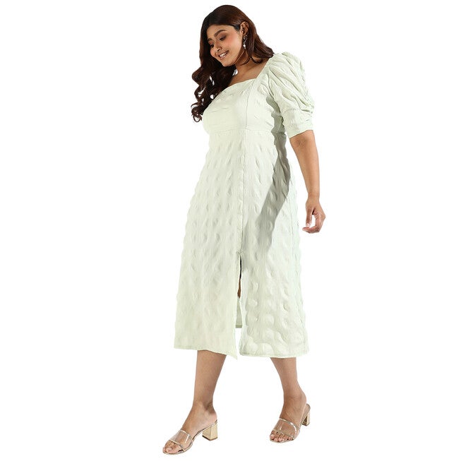 Women Side Slit Design Dresses, Mint / Mint, alternate image number null
