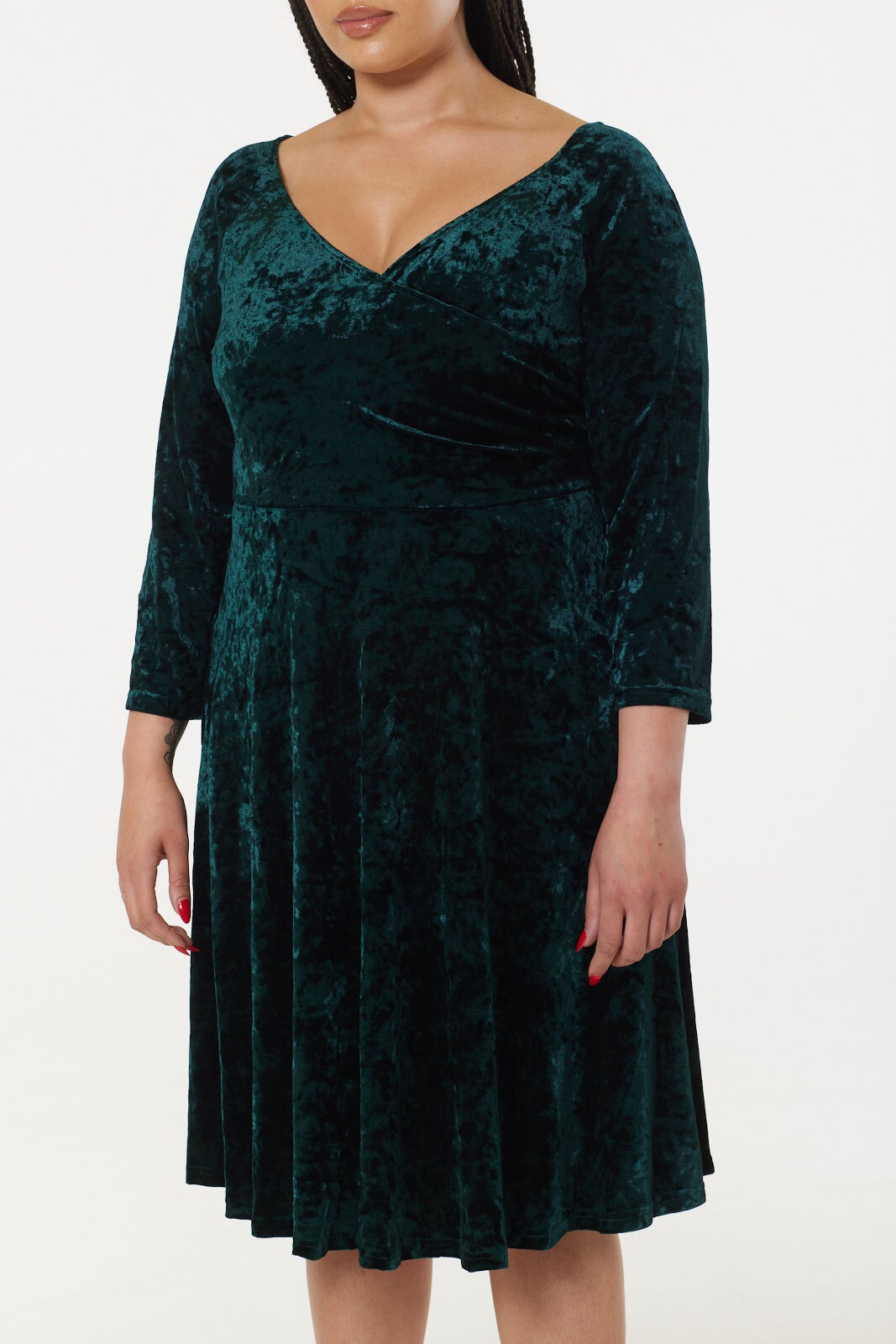 Dovey Dress, Hunter Green / Hunter Green, alternate image number 3