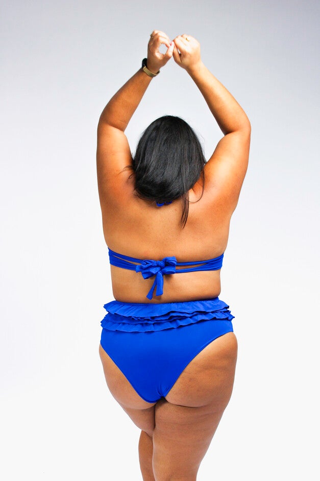 Ruby ruffle bikini bra, , alternate image number null