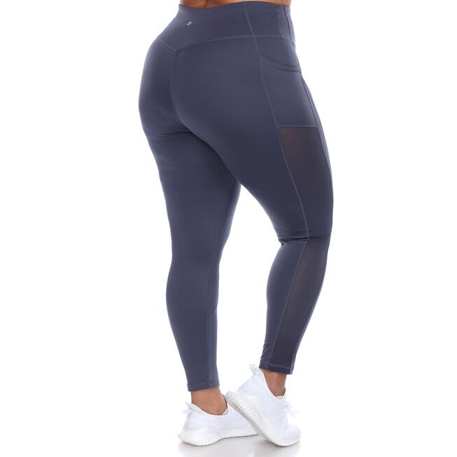High-Waist Mesh Fitness Leggings, , alternate image number 7