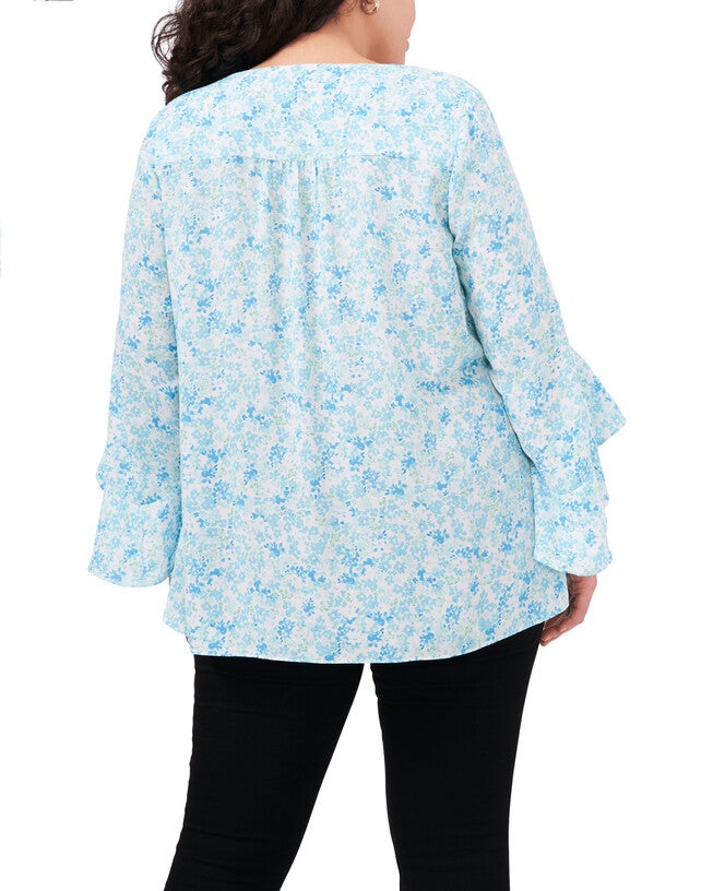 Isla Ruffle Sleeve Tunic, , alternate image number 3