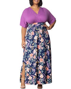 Havana Color Block Maxi Dress