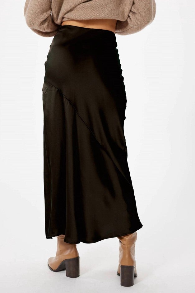MANHATTAN SKIRT IN BLACK, Black / Black, alternate image number null
