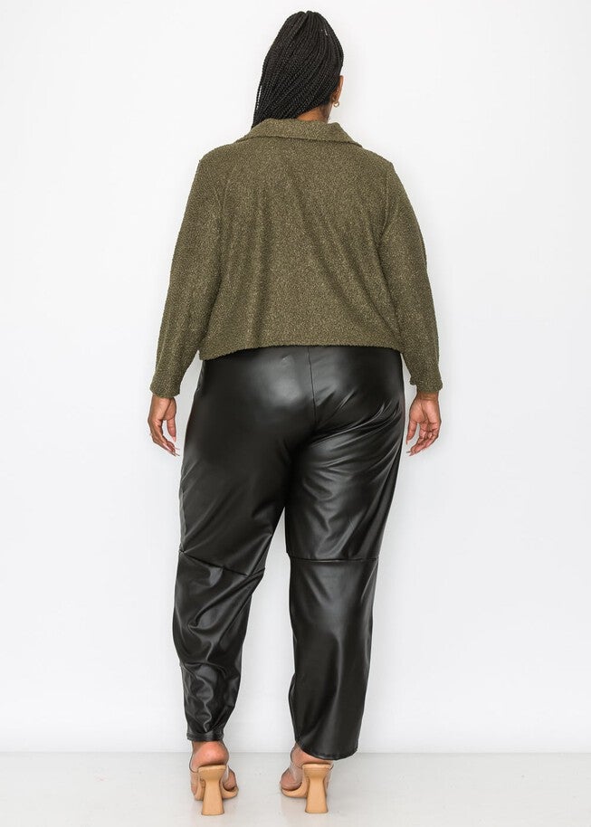 ERICA SHEARLING CROP JACKET, , alternate image number 2