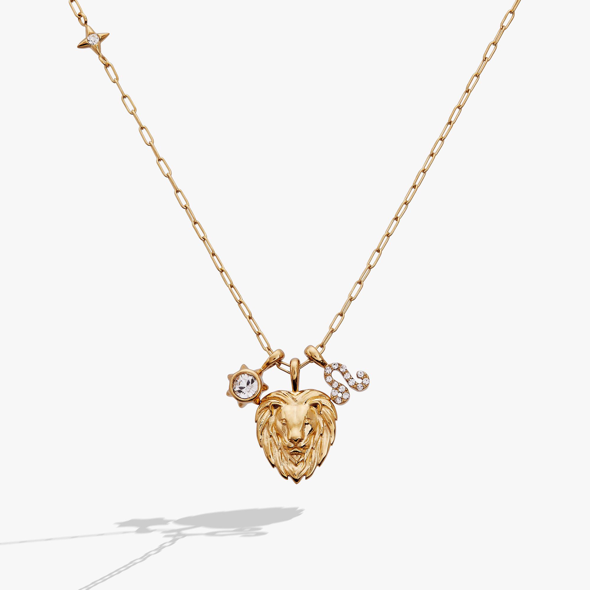 Zodiac Charm Cluster, Leo / Gold, hi-res image number 0