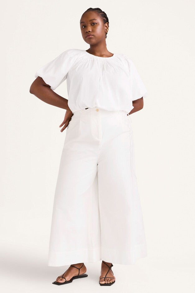 Lotus Top, White / White, hi-res image number 0