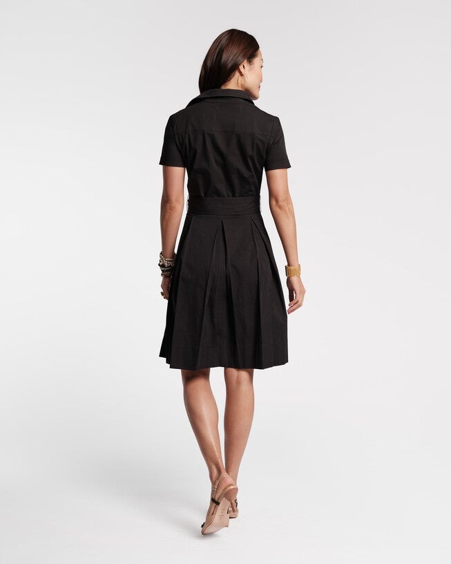 Bella Dress, Black / Black, alternate image number 3