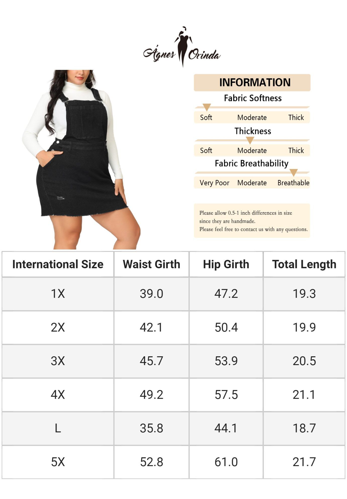 ADJUSTABLE STRAP DISTRESSED DENIM SUSPENDER SKIRT OVERALL DRESS, Black / Black, alternate image number 1