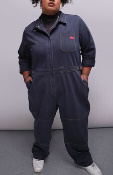 The Essential Denim Long Sleeve High Waisted Coverall