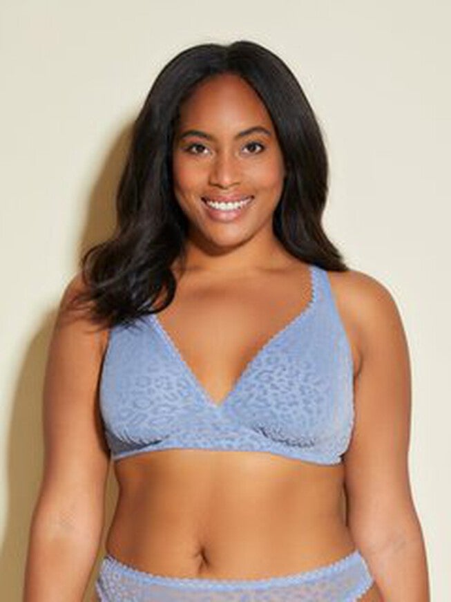 Renae Bralette, Blue Diamond Animal / Light Blue, hi-res image number 0