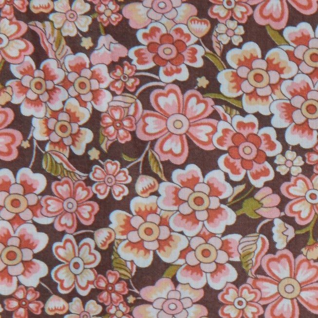LIBERTY PRINT FLORAL COTTON CLASSIC LONG PJ SET IN ANOKI ROSE, , alternate image number null