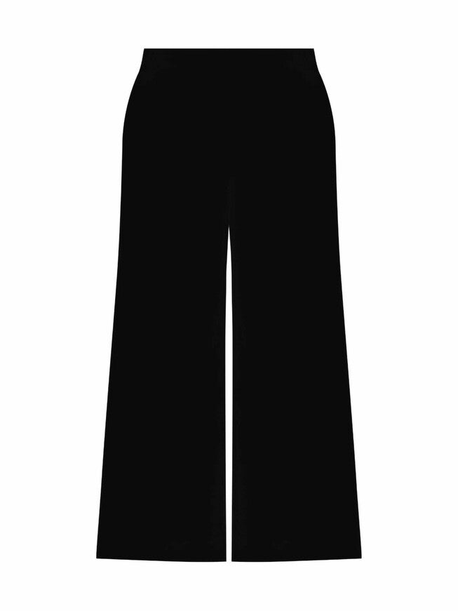 Adele Wide Leg Pant, Black / Black, alternate image number null