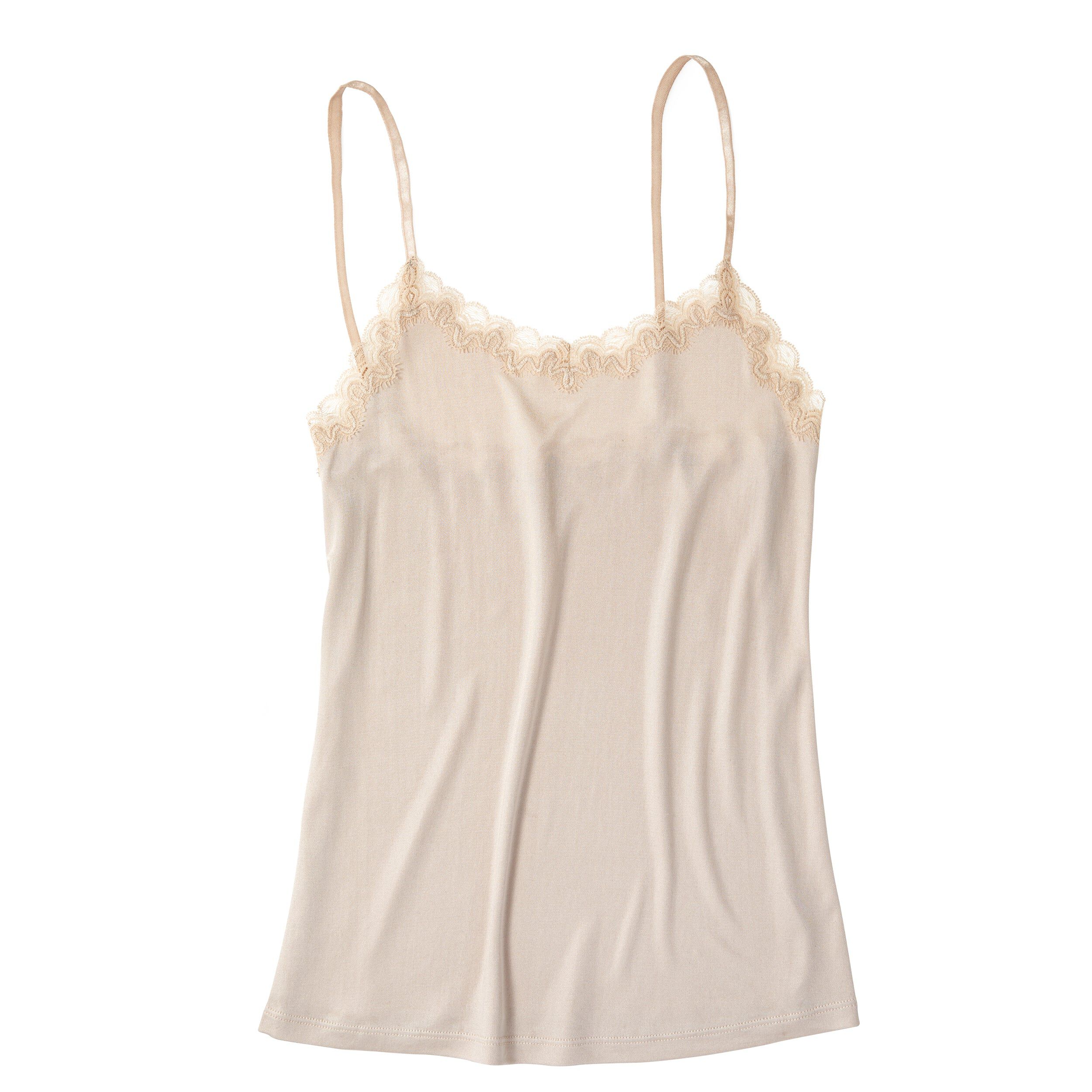 Soft Silk Camisole, Smoke Grey / Cream, hi-res image number 0