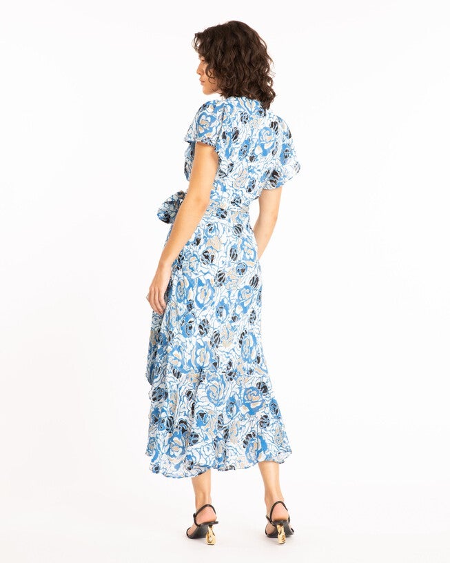 Blaire Dress, MARINA MUTLI / Dusty Blue, alternate image number 1