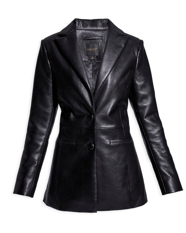 Jordan Recycled Leather Blazer, Black / Black, hi-res image number 0