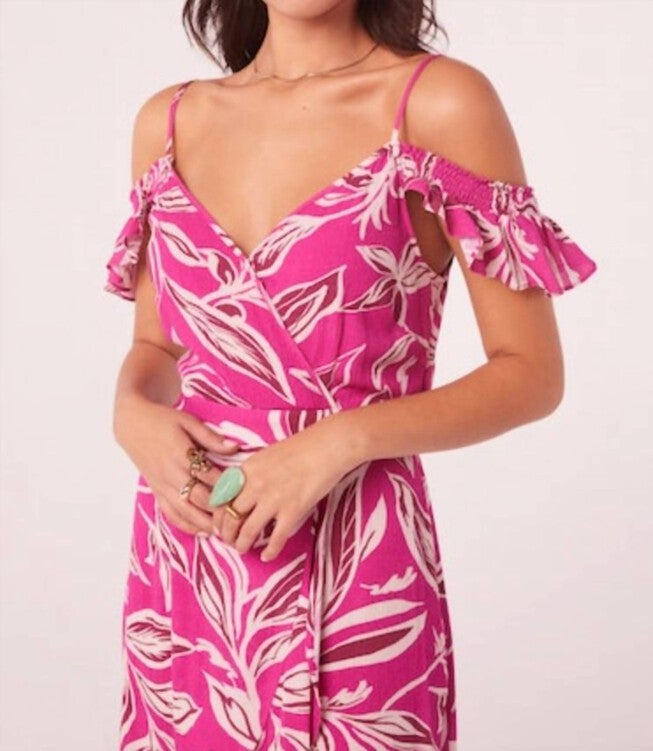 MAHALO DRESS IN FUCHSIA/CREAM, , alternate image number null