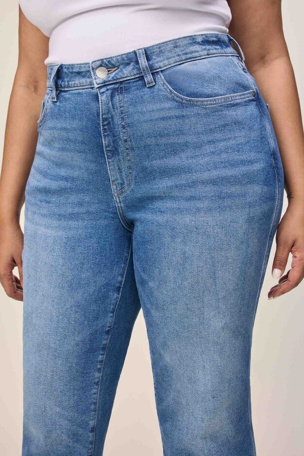 SAT PLUS - 90'S STRAIGHT JEANS | HIGH ROAD, HIGH ROAD / Dark Wash, alternate image number 4