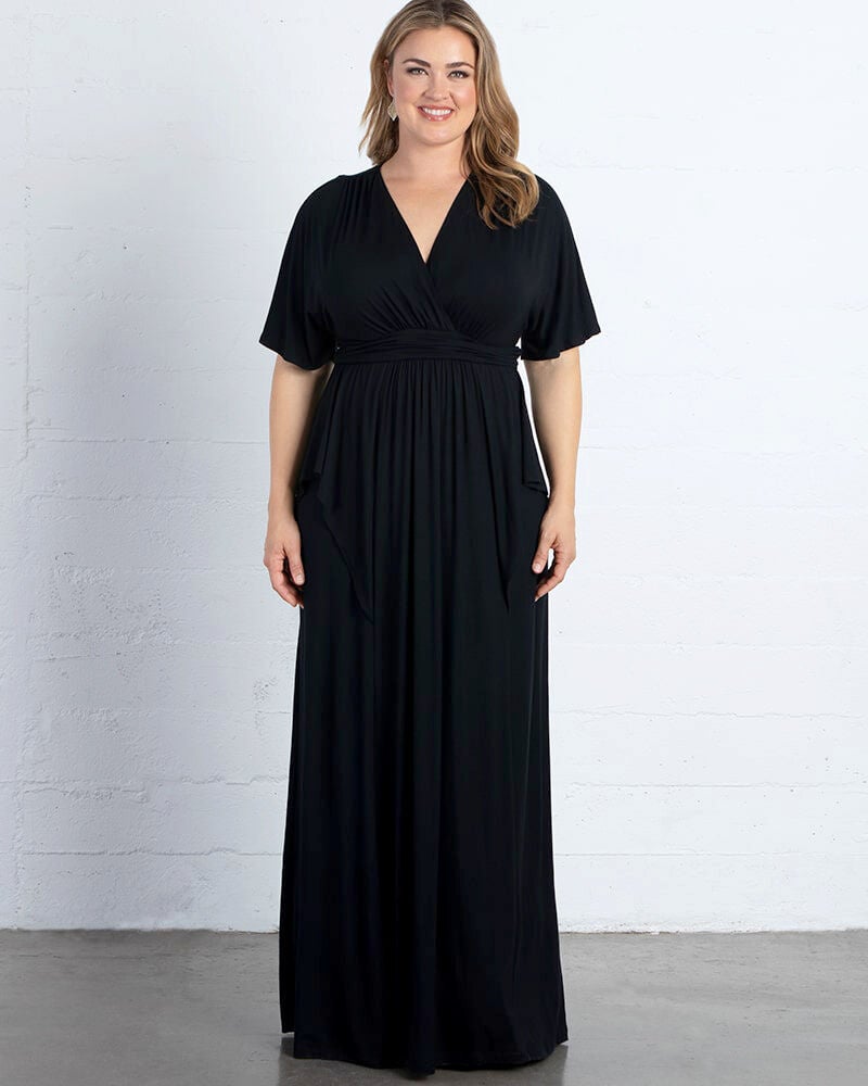 Indie Flair Maxi Dress, BLACK NOIR / Black, alternate image number 3