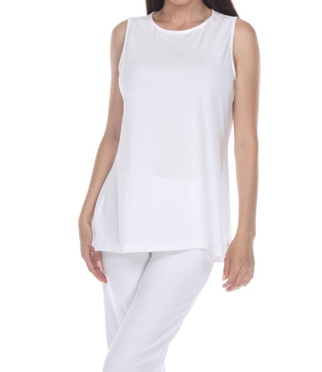EVERYDAY TANK TOP IN WHITE, White / White, alternate image number null