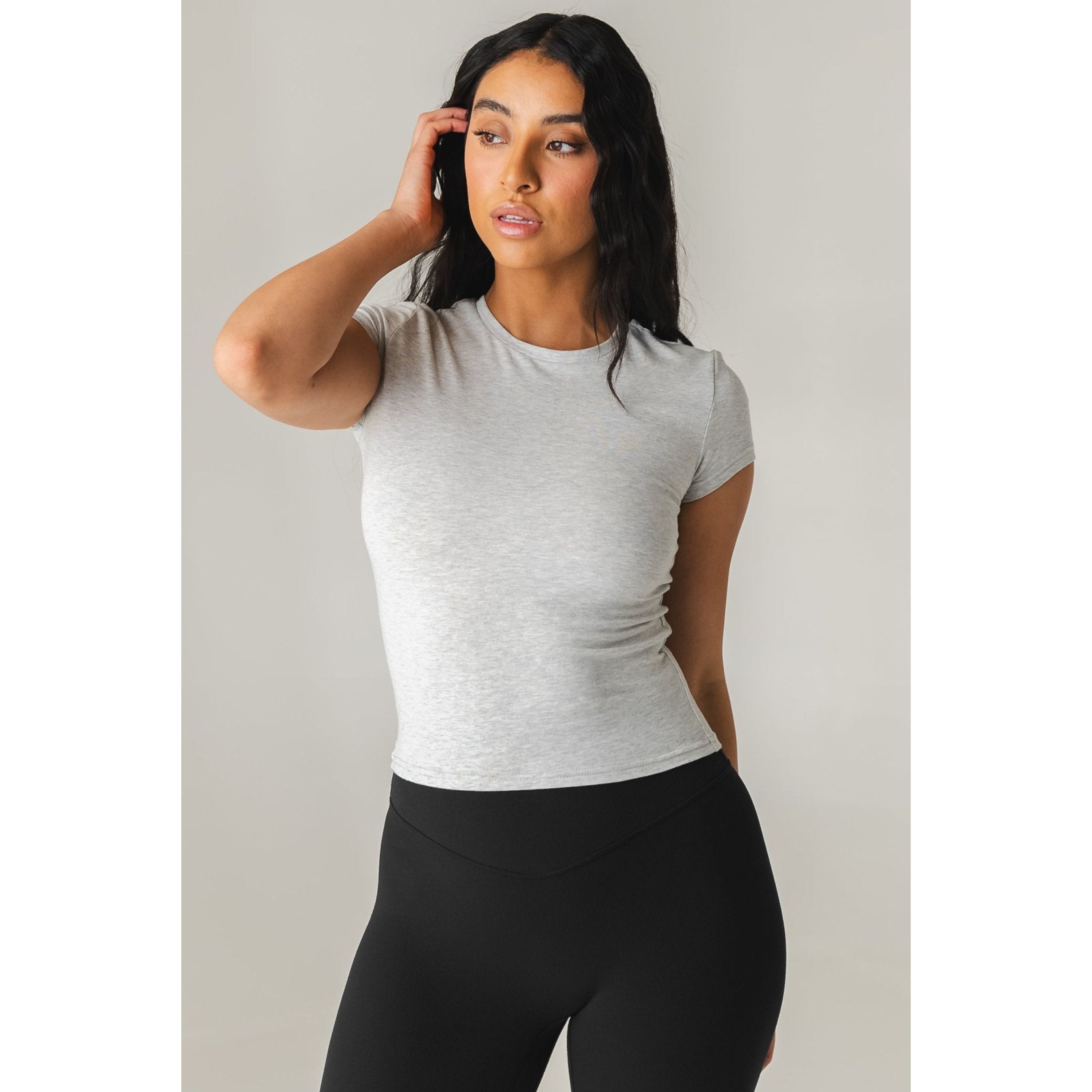 Basis Full Tee, Heather Grey / Cool Gray, hi-res image number 0