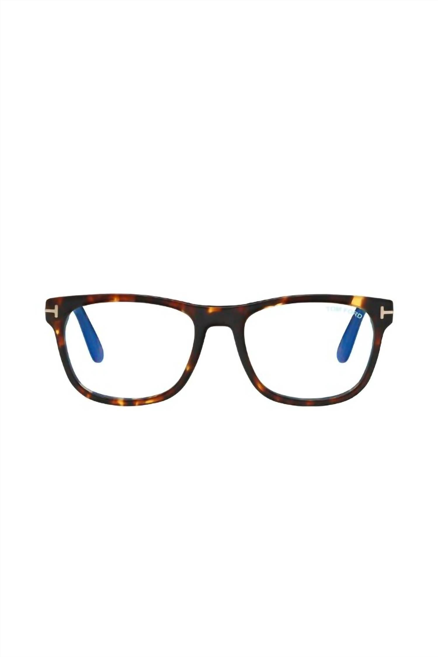 SQUARE PLASTIC EYEGLASSES WITH CLEAR LENS IN TORTOISE, Tortoise / Brown, hi-res image number 0