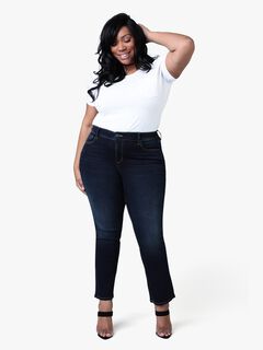 Eliana High Rise Straight Leg Jeans