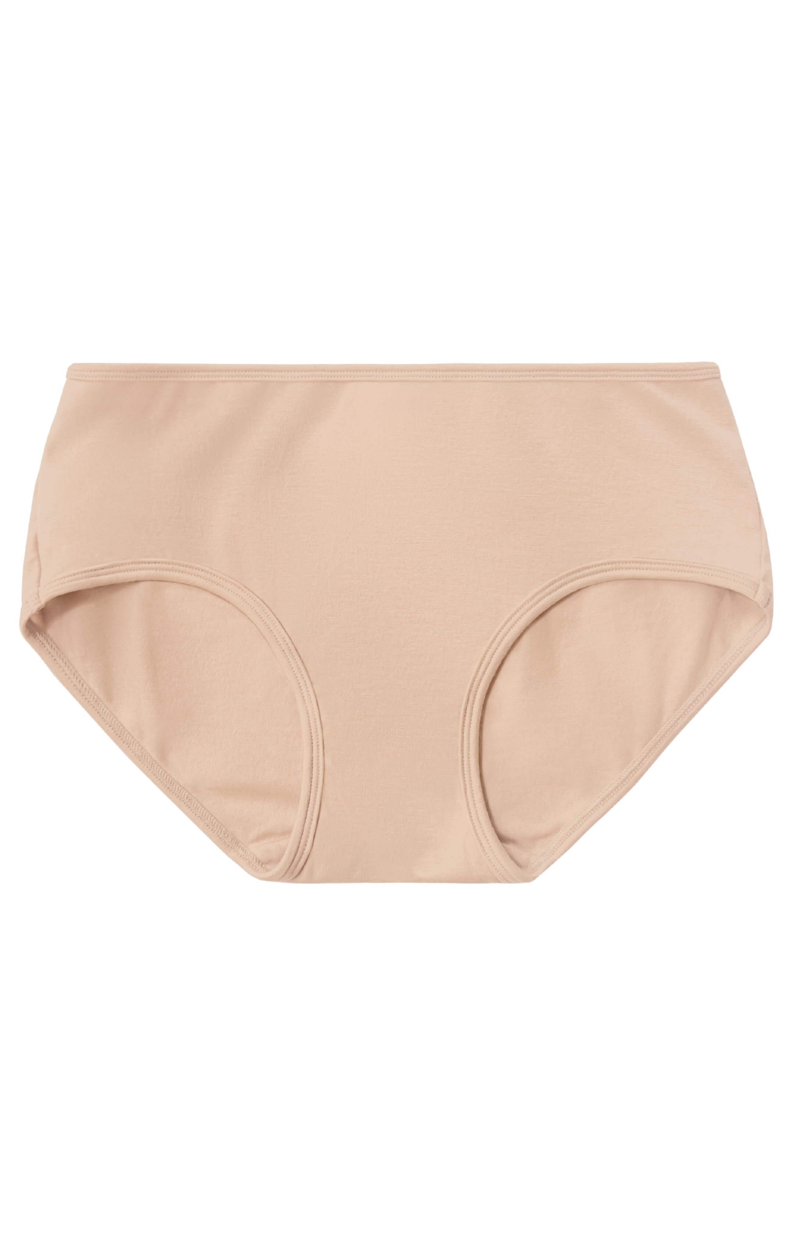Mid-Rise Ultra Soft Sustainable Briefs, Light Nude / Beige, alternate image number 2