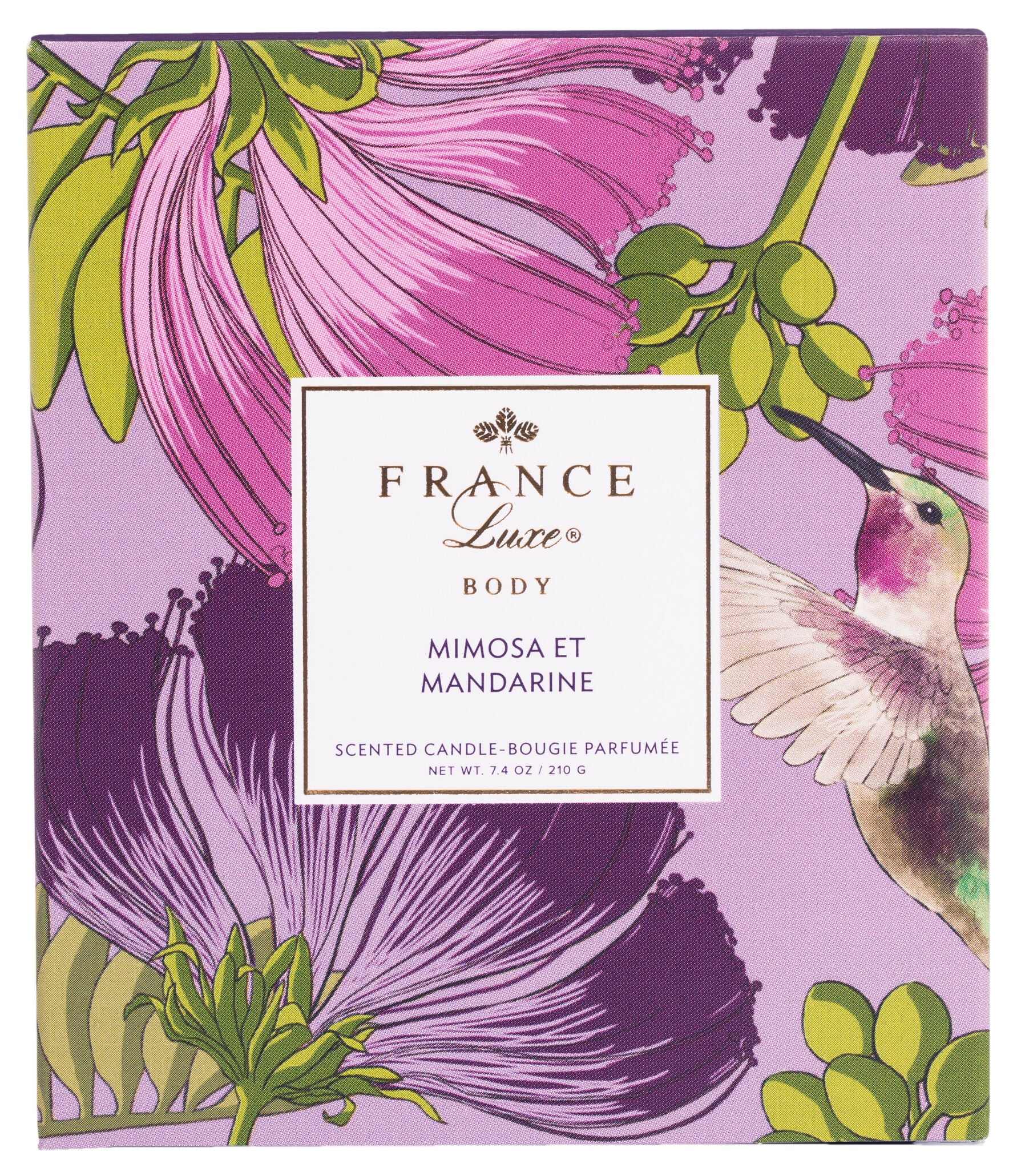 Scented Candle, Mimosa et Mandarine / Black, alternate image number 2